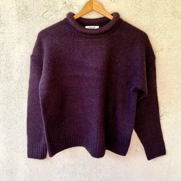 NWT Madewell Fulton Puff Neck Trim Pullover Small - Picture 4 of 11
